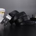 Men's Leather Belt Automatic Buckle Belt New Style Leather Letter Buckle Belt Fashionable All Match_viptrois.com