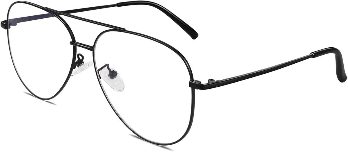 Glasses Without Prescription Women Men Retro Metal Frame UV400_viptrois.com