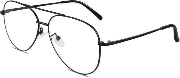 Glasses Without Prescription Women Men Retro Metal Frame UV400_viptrois.com