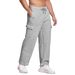 Men's Fleece-Lined Sweatpants – Winter Warm Joggers With Multiple Pockets (M-XXXL, Straight Fit, Elastic Waistband)_viptrois.com
