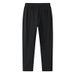 Men's Summer Cotton Pants - Lightweight Breathable Loose Fit Casual Trousers With Straight Leg For Comfort & Style_viptrois.com