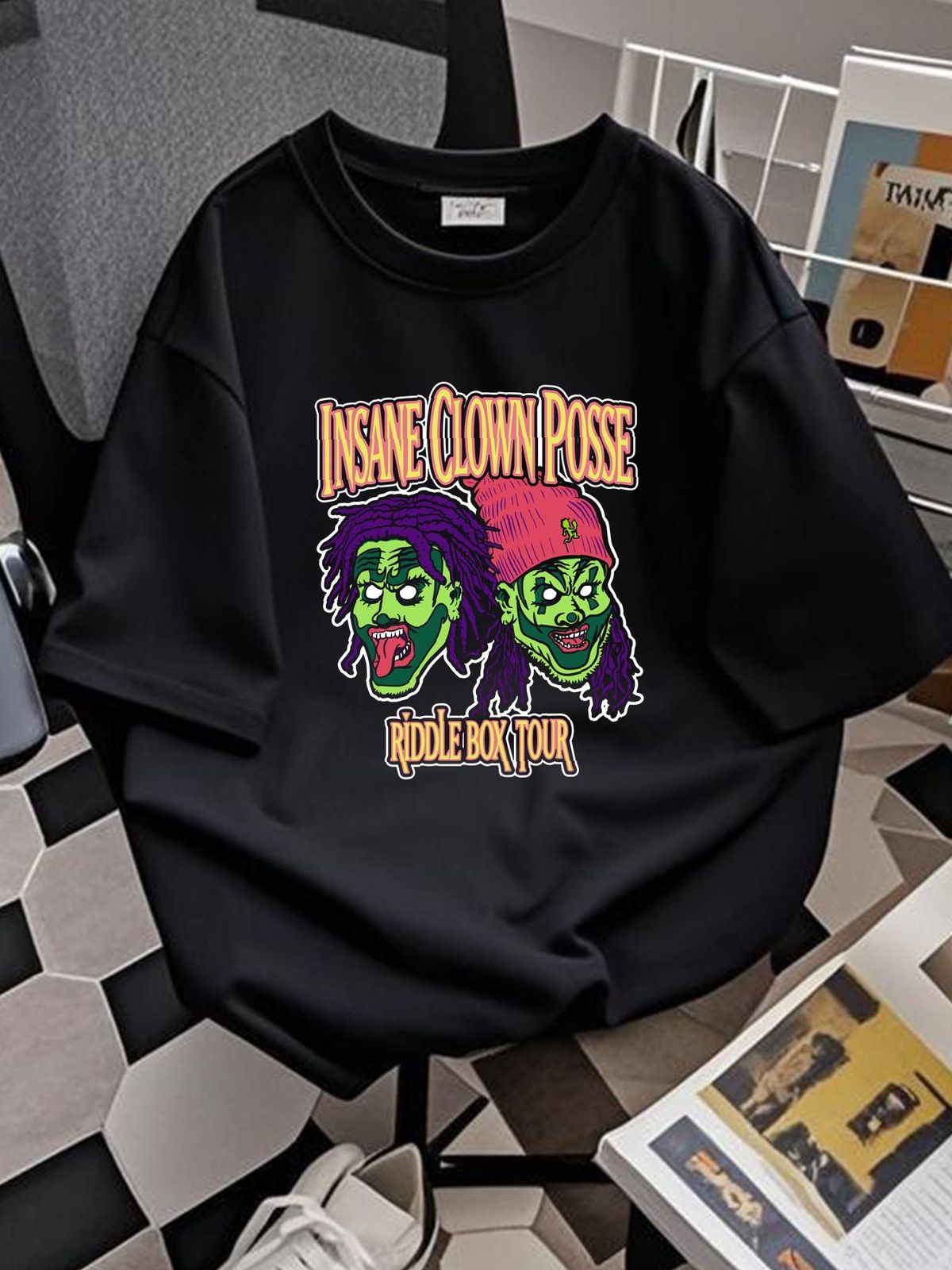 Insane Clowns Posse Band T-shirt Gift For Fan All Sizes YA795 Designer Clothes Streetwear Breathable Stretched Stylish Unisex Casual Slightly_viptrois.com