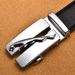 Men's leather belt automatic buckle men's belt trouser belt casual business belt men's belt_viptrois.com