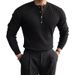 Men’s Chunky Knit Turtleneck Sweater – Winter Warmth, Minimalist Style (Black/White/Grey/Brown, M-3XL)_viptrois.com
