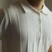 Men's Clothing Retro Knitted Polo Shirt Short Sleeved Men's T Shirt Light Mature Solid Color Basic Spring And Summer_viptrois.com