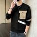 Spring And Autumn Men's Hoodie New T-shirt Inner Undercover Men's Long Sleeve T-shirt Top_viptrois.com