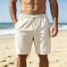 Men's Clothing Casual Men's Shorts New Style Loose Fit Summer Wear Thin Comfortable Cotton Linen Five Point Pants_viptrois.com
