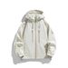 Monochrome Man- 2025 New Couple Style Spring And Autumn Hooded Men's Jacket High-End Fashion Handsome Zipper Cross-Border_viptrois.com