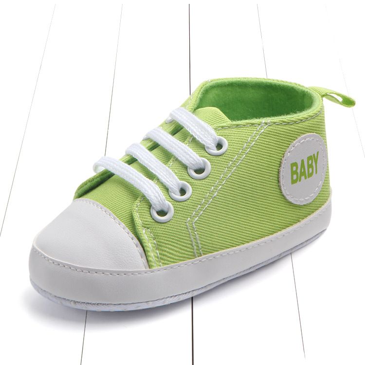 Spring and Autumn 0-1 Year Old Canvas Walking Baby Soft Sole Shoes 0106 Total_viptrois.com