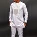 Men's Clothing Trousers Jacket Shirt Solid Color Long Sleeve Set_viptrois.com