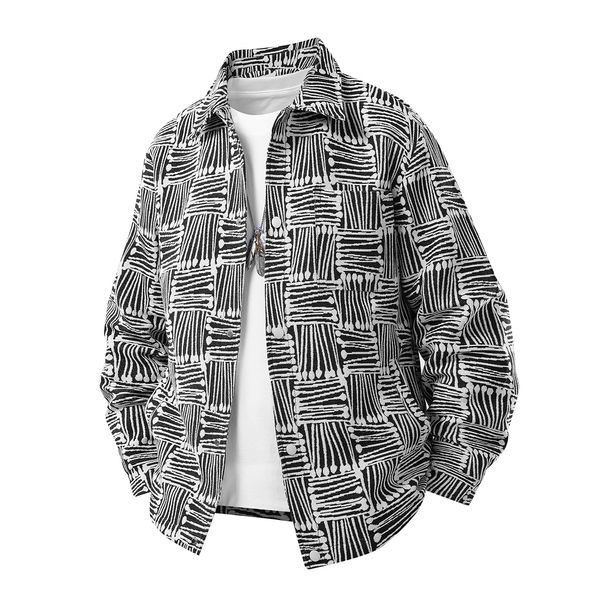Autumn And Winter New Plaid Casual Business Jacket Top_viptrois.com