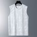 Men's Clothing Summer Ice Silk Quick Drying Waistcoat Vest Ice Silk Short Sleeved Sports Fitness Sleeveless T Shirt_viptrois.com