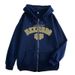 2022 New Zipper Hoodie Letter Youth Hooded Sweatshirt Unisex Jacket Top_viptrois.com