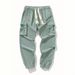 Men's Clothing Hot Selling Corduroy Large Size Men's Overalls Handsome Cuffed Trousers Fashionable And Versatile_viptrois.com