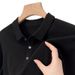 Loom Loom 2023 Autumn Men's Knitted Polo Turn-down Collar Straight Fit European And American Simple Youth Fashion Urban Solid_viptrois.com