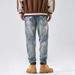 Men's Clothing High Street Loose Straight Jeans Men's Daddy Pants Tapered Long Pants_viptrois.com