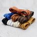 Shoe LACES Fit Casual Leather Shoes Board Shoes Canvas Shoes 7mm Flat Cotton Wax Belt Shoe Accessories_viptrois.com