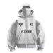 Trendy Brand Fleece Lined Double Hood Unique Design Hooded Sweatshirt Autumn Winter New Unisex Loose Y2K Sweatshirt_viptrois.com