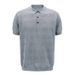 Men's Clothing Shirt Men New Summer Breathable Versatile Casual Short Sleeved Knitted Top_viptrois.com