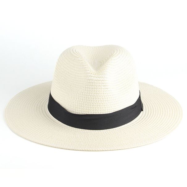New Summer Unisex Fashion Sunshade Straw UV Protection Fashionable Sun Hat_viptrois.com