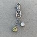 Solid Metal Dice Keychain - Premium Luxury Keyring With Vintage & Post-Apocalyptic Style For Bags, Backpacks & Accessories (Multiple Color Options)_viptrois.com