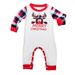 Fawn Christmas Family dress printed homestays pajamas set_viptrois.com