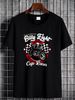 Billy Eight - CAFE RACER - Mens T-Shirt - Biker, Rock-a-billy USA Stretched Casual Slightly Breathable Summer Unisex Soft Stylish Fashion_viptrois.com