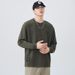 Advanced American Style Light Mature Simple Long Sleeved T-Shirt For Men In Spring And Autumn, Loose Round Neck, Inner_viptrois.com