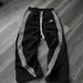 American Retro Leaf Printing Side Striped Sweatpants Men And Women European And American Trendy Brand Loose Street Casual Sweatpants Trousers_viptrois.com