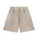 Men's Clothing 430GSM Salt-Washed Boxing Shorts – Heavyweight Cotton, Split Hem, Elastic Waist, Streetwear Casual (S-XXL, Breathable, No Stretch)_viptrois.com