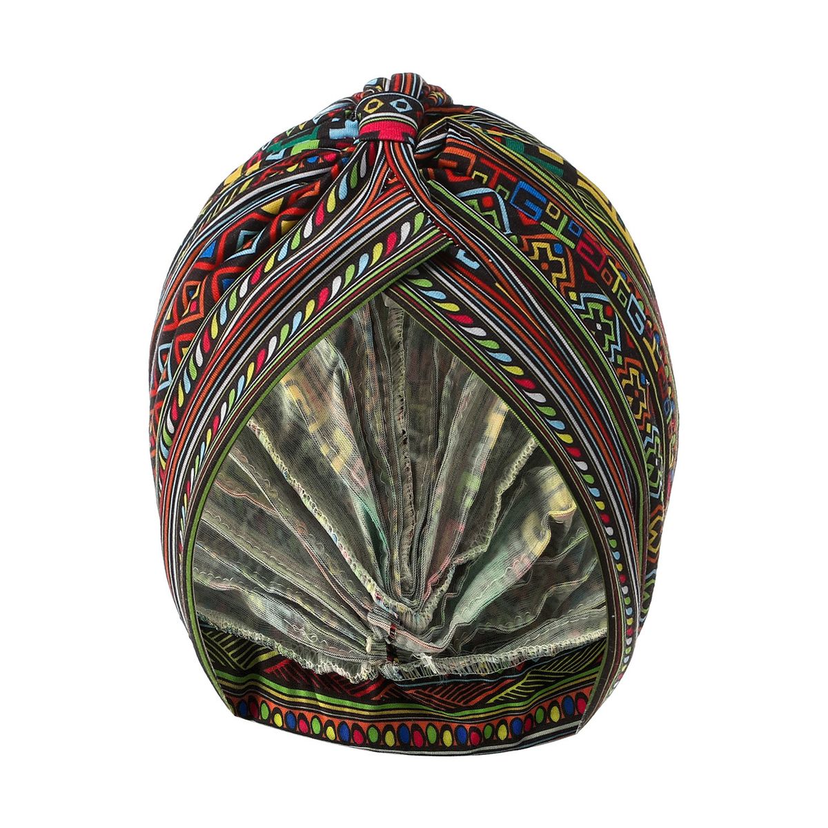 Men's Hats Hot Selling Ethnic Style Pastoral Floral Cross Twist Hat Elastic Fashion Hairband Bohemian Style Turban Hat_viptrois.com