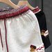 Men's Style Dachshund Embroidered Five Point Pants Summer Color Blocking Retro Loose Fit Casual Sports Shorts_viptrois.com