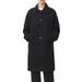 Men's Long Coat Autumn Winter Fashionable Loose Casual Stylish Jacket With Multiple Pockets, Slim Fit, Polyester Blend, Black/Brown/Grey/Khaki_viptrois.com