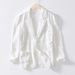 Men's Casual Suit Single Layer Jacket Solid Color Cotton And Linen Casual Fashion Men's Tops_viptrois.com