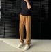 Men's Winter Knit Dress Pants – Soft Polyester Trousers With Light Stretch – Mid-Rise Straight Fit – 3 Elegant Colors (Ivory, Gray, Amber)_viptrois.com