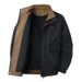 Men's Jacket With Cotton, Thickened Warm And Comfortable Stand-up Collar Color Matching Jacket_viptrois.com