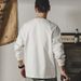 Jereno American Heavyweight T-Shirt Men Long Sleeve Autumn Trendy Brand Ins Loose Casual Pure Cotton Top Mountain Style_viptrois.com
