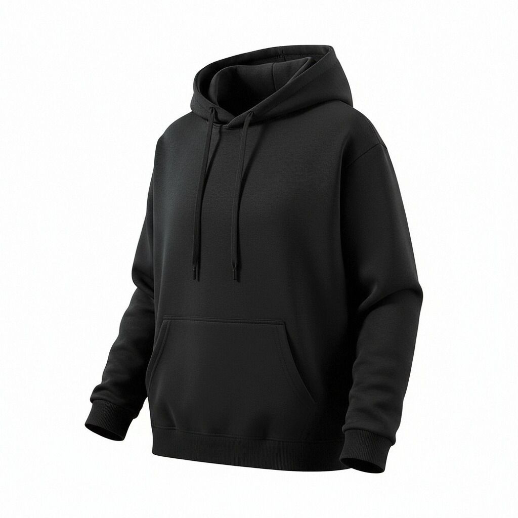 Men's Casual Hooded Sweatshirt | Cotton Pullover Hoodie | Unisex Oversized Streetwear | Basic Fall Essential_viptrois.com