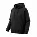 Men's Casual Hooded Sweatshirt | Cotton Pullover Hoodie | Unisex Oversized Streetwear | Basic Fall Essential_viptrois.com