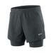 Man's clothing Outdoor sports running fitness sports loose (with Intranet) leisure marathon five-quarter pants to prevent exposure_viptrois.com