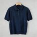 New Men's Vintage Style Polo Shirt Lapel Collar Lightweight Luxury Short Sleeve Fashionable And Simple Knitwear Top_viptrois.com
