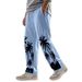 Men's Hawaiian Print Casual Pants - Loose Fit Cotton Linen Blend (Breathable & Comfortable For All Seasons)_viptrois.com