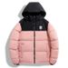 Unisex Winter Hooded Coat With Windproof & Thermal Padding - Oversized IS Letter Print Casual Jacket For Couples_viptrois.com