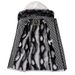 Men's Clothing Winter Coat With Detachable Faux Fur Hood - Thickened Fleece-Lined Zip-Up Jacket For Casual & Streetwear (Ivory/Black, Sizes M-5XL)_viptrois.com