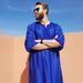 Men's Clothing New Clothing Striped Robe With Mid Sleeve Embroidery Saudi_viptrois.com