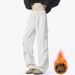 Retro Trendy Men's Pleated Drape Athletic Sweatpants Loose Fit Straight Leg Wide Leg Versatile Casual Pants Style_viptrois.com