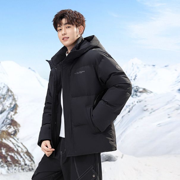 Men's Clothing Winter New Short Thickened Jacket Men's Fashion Brand Trendy Wide Lapel Hong Kong Style Couple Down Jacket Fashion_viptrois.com