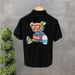 Boys' Personalized Polo Shirt, Young People's Little Bear Printed Collar, Short Sleeved T-shirt, Korean Edition, Trendy_viptrois.com