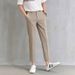 Men's Clothing Nine Point Trousers Slim Casual Suit Trousers With Small Feet_viptrois.com