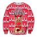 Pure 2025 Cross-Border Holiday Loose Pullover Printed Christmas Sweatshirt Men POD Custom One Piece_viptrois.com